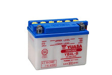 Carica l'immagine nel visualizzatore di Gallery, YUASA BATTERIE YB4L-B aperto con imballaggio acido - Ilgrandebazar