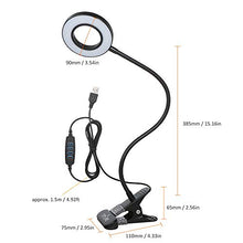 Carica l'immagine nel visualizzatore di Gallery, Lampada con Pinza,Tomshine LED da Tavolo a Clip Collo Flessibile... - Ilgrandebazar