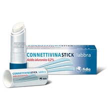 Carica l'immagine nel visualizzatore di Gallery, Connettivinastick labbra Fidia farmaceutici | Stick labbra da 3 g a base di Acido ialuronico 0,2% | Per labbra danneggiate, secche e screpolate