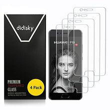 Carica l'immagine nel visualizzatore di Gallery, Didisky Pellicola Protettiva in Vetro Temperato per Huawei P10，[4 Pezzi]... - Ilgrandebazar