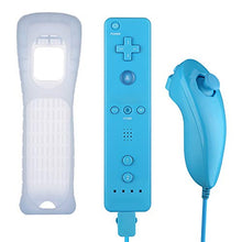 Carica l'immagine nel visualizzatore di Gallery, PowerLead Remote Controller per Wii con Motion Plus Integrato e Nunchuck Blu