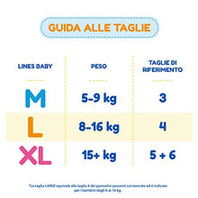 Carica l'immagine nel visualizzatore di Gallery, Lines Baby FUN! Large, 216 pannolini, taglia 4 (8-16 kg) L - Ilgrandebazar