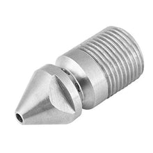 Carica l'immagine nel visualizzatore di Gallery, Ugello sturatubi per idropulitrice, filettatura maschio 3/8" BSP, acciaio... - Ilgrandebazar