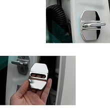 Carica l'immagine nel visualizzatore di Gallery, 4 Pezzi in Acciaio inox per Auto Serrature Coperchio di Protezione per... - Ilgrandebazar
