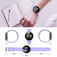 Carica l'immagine nel visualizzatore di Gallery, Smartwatch Impermeabile Donna, GOKOO Orologio Intelligente Donna Viola - Ilgrandebazar