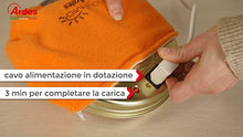 Carica l'immagine nel visualizzatore di Gallery, Ardes AR071A Sole Mio Scaldino Elettrico con Lampada Spia, Termostato di... - Ilgrandebazar