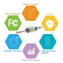 Carica l'immagine nel visualizzatore di Gallery, eMylo Smart Wireless RF Relay Switch DC 12V 2 canali Telecomando 2 pacchi
