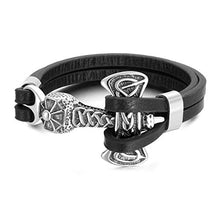 Carica l'immagine nel visualizzatore di Gallery, PiercingJak Mjölnir Thors Hammer - Bracciale da uomo in vera Martello #02. - Ilgrandebazar