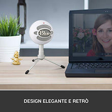 Carica l'immagine nel visualizzatore di Gallery, Blue Microphones Snowball iCE USB Solo Microfono per Registrazione e Bianco - Ilgrandebazar
