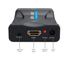 Carica l'immagine nel visualizzatore di Gallery, HDMI a SCART convertitore adattatore to 1080p a SCART,...