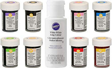 Carica l'immagine nel visualizzatore di Gallery, Kit di 8 coloranti alimentari Wilton + EXTRA: Bianco
