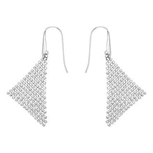 Carica l'immagine nel visualizzatore di Gallery, Swarovski Orecchini A Buco Fit, Cristallo Bianco, Rodiati, da Donna - Ilgrandebazar