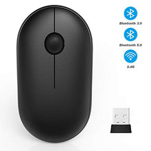 Carica l'immagine nel visualizzatore di Gallery, WisFox Mouse Senza Fili, Bluetooth, Ergonomico Wireless da Nero