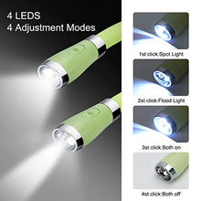 Carica l'immagine nel visualizzatore di Gallery, Lampada da lettura a LED a libro con luce USB ricaricabile, vivavoce, 4 Verde - Ilgrandebazar