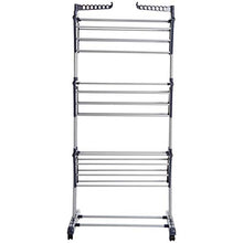 Carica l'immagine nel visualizzatore di Gallery, AmazonBasics - Stendibiancheria a torre da interni con braccetti richiudibili