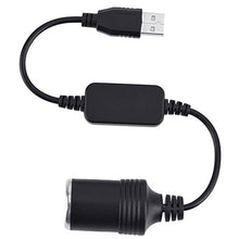 Carica l'immagine nel visualizzatore di Gallery, USB a maschio a 12 V auto presa accendisigari femmina convertitore - Ilgrandebazar