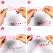 Carica l'immagine nel visualizzatore di Gallery, Clip Per Ciuccio e Silicone Pulsante Anello, JAANY Catenella Love Shape