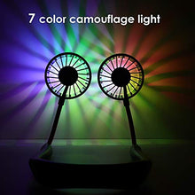 Carica l'immagine nel visualizzatore di Gallery, Ventilatore Portatile Personale,Ventilatore Indossabile da Nero