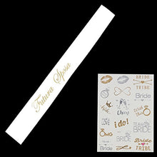 Carica l'immagine nel visualizzatore di Gallery, Meteor 8 Pezzi Gadget Addio Nubilato per Sposa Satin Sash,Striscione con...