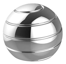 Carica l'immagine nel visualizzatore di Gallery, CaLeQi Giroscopio Cinetico a Sfera da Spinner in Metallo per Ufficio Argento - Ilgrandebazar