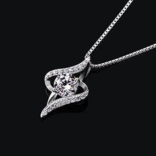 Carica l'immagine nel visualizzatore di Gallery, B.Catcher donne collana in argento con pendente zircone - Ilgrandebazar