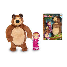 Carica l'immagine nel visualizzatore di Gallery, Simba Masha Minidoll Classica con Orso Plush 25 Cm Personaggi E Playset,...