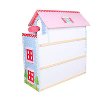 Carica l'immagine nel visualizzatore di Gallery, Infantastic Casa delle Bambole in Legno - 76x30x82cm, 3 Livelli di Gioco, 16... - Ilgrandebazar