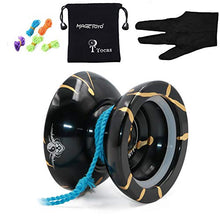 Carica l'immagine nel visualizzatore di Gallery, Originale yo-yo magico N11 lega di alluminio professionali palle Oro Nero