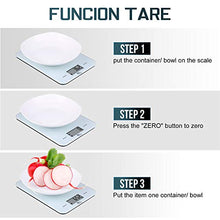Carica l'immagine nel visualizzatore di Gallery, Bilancia da Cucina, 10Kg/1g Elettronica Digitale Alta Precisione...