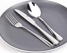 Carica l'immagine nel visualizzatore di Gallery, Lawei - Set di posate da viaggio 16 pezzi, in acciaio inox, con coltello,...
