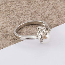 Carica l'immagine nel visualizzatore di Gallery, Elisimo - Anello da donna con perla rotonda, in argento sterling 925 - Ilgrandebazar
