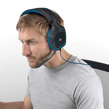 Carica l'immagine nel visualizzatore di Gallery, Logitech G430 Cuffie da Gioco con 7.1 Dolby Surround Sound, Nero/Blu