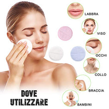 Carica l'immagine nel visualizzatore di Gallery, Dischetti Struccanti Riutilizzabili E Lavabili In Bambù 12 Cuscinetti... - Ilgrandebazar