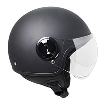 Carica l'immagine nel visualizzatore di Gallery, Casco demi jet SKA-P 1WH WOLLI Nero gommato, M