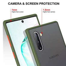Carica l'immagine nel visualizzatore di Gallery, YATWIN Serie Antiurto, Cover Compatibile per Samsung Galaxy Note Army Green