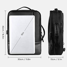 Carica l'immagine nel visualizzatore di Gallery, Gimars Upgrade Design 3 in 1 Zaino Messenger Bag per Computer Portatile Nero