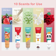Carica l'immagine nel visualizzatore di Gallery, FURTIME Crema Mani Set - 10 Pezzi, Mini Set di Crema per le Mani, Crema per le Mani Secche Screpolate, Regali Natale, Set Regalo per Donne e Uomini - Si assorbe rapidamente, idrata istantaneamente