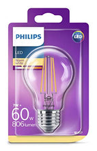 Carica l'immagine nel visualizzatore di Gallery, Philips Lighting LEDFIL60CL Classic Goccia Lampadine LED, Attacco E27, 7 W... - Ilgrandebazar