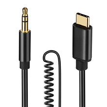 Carica l'immagine nel visualizzatore di Gallery, USB C a 3,5 mm jack audio Aux Cavo, 1,4 M adattatore Tipo C cavo per...