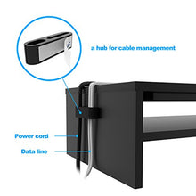 Carica l'immagine nel visualizzatore di Gallery, BONTEC Supporto per Monitor in Legno, da Scrivania con...