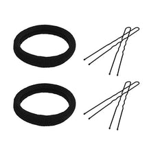 Carica l'immagine nel visualizzatore di Gallery, 3 Pezzi Set di Chignon Crocchia Ciambella Panino Anello Stile per Capelli... - Ilgrandebazar