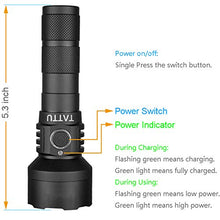 Carica l'immagine nel visualizzatore di Gallery, TATTU U2S Torcia UV 365nm Luce Nera Ricaricabile con ZWB2 Filtro 10W Lampada...