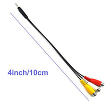 Carica l'immagine nel visualizzatore di Gallery, Maxhood cavo adattatore con spina maschio da 3,5 mm per 3 RCA femmina, cavo...