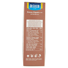 Carica l'immagine nel visualizzatore di Gallery, De Cecco Penne Rigate Integrali - 500 g