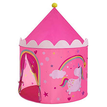 Carica l'immagine nel visualizzatore di Gallery, SONGMICS Tenda da Gioco Castello Principessa per Ragazze e Rosa, Giallo - Ilgrandebazar
