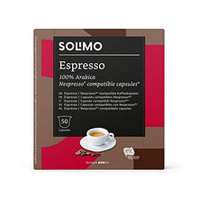 Carica l'immagine nel visualizzatore di Gallery, Marchio Amazon - Solimo Capsule Espresso, compatibili Nespresso* - caffè...