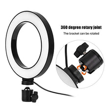 Carica l'immagine nel visualizzatore di Gallery, EBTOOLS Lampada da tavolo per trucco con anello fotografia, 6 pollici...