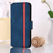 Carica l'immagine nel visualizzatore di Gallery, HHUIWIND Custodia Samsung Galaxy M31 + Pellicola M31, Striscia-Blu