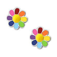 Carica l'immagine nel visualizzatore di Gallery, Laimons Kids Orecchini a pressione per bambini gioielli Fiore... - Ilgrandebazar