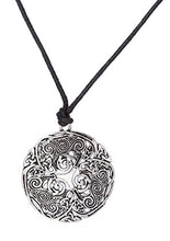 Carica l'immagine nel visualizzatore di Gallery, Dawapara - Collana unisex, con ciondolo celtico vintage, stile Antique Silver